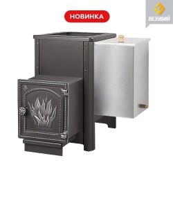 Печь-каменка РУСИЧЪ АКВА 16 с баком 61 л дверца ДТ- 4 (8 - 18 м.куб)