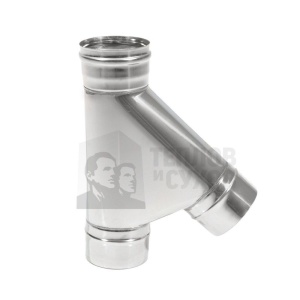 Тройник 45 градусов d = 250 мм ТИС (0,8 ММ) (304 ПРЕМИУМ) Тройник 45 градусов d = 250 мм ТИС (0,8 ММ) (304 ПРЕМИУМ)