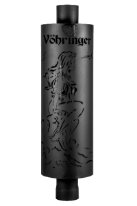 Дымоход - экономайзер со встроенным шибером в кожухе РУСАЛКА d = 115 мм L = 1000 мм