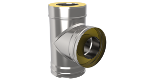 Сэндвич-тройник 90 гр. d = 150/220 мм (Н+О) 0,8 ММ