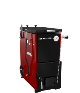 Котел отопительный ZEUS TURBO  8-10 кВт без автоматики угольный полуавтомат топливо - каменный уголь