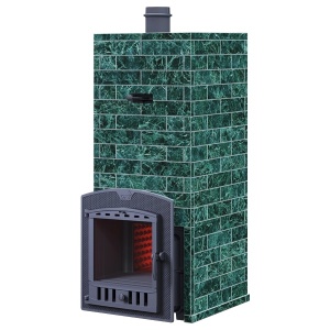 Облицовка для печей GFS ЗК 25М/П2 / 30М/П2 / ГРОМ 30П2  РУССКИЙ ПАР  КИРПИЧ ЗМЕЕВИК т/о СПРАВА