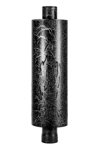 Регистр-теплообменник d = 115 мм 2,8 литров L = 1000 мм со встроенным шибером в кожухе ПЛАМЯ