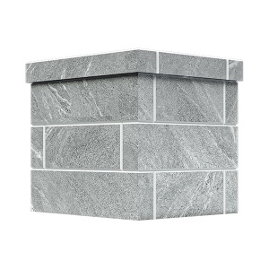 Облицовка на трубу для печей GFS ЗК 25  КЛАССИКА/ПРЕЗИДЕНТ КИРПИЧ ТАЛЬКОХЛОРИТ  (1 ярус) под шибер