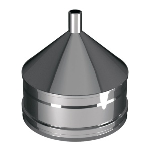 Крышка для тройника d = 130 мм с конденсатоотводом  ВУЛКАН