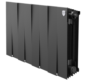 Радиатор биметаллический ROYAL THERMO PIANO FORTE NOIR SABLE 300/100 - 12 секций