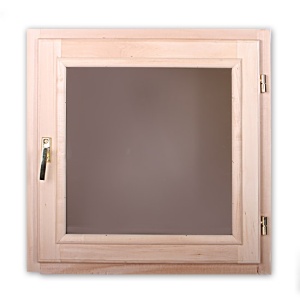 Оконный блок ЛИПА 600 х 600 мм стекло БРОНЗА