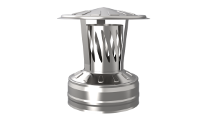 Оголовок d = 115/200 мм с искрогасителем (Н+Н)  (GS)