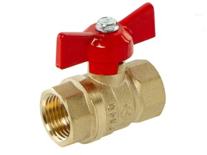 Кран шаровой DN-15 СТАНДАРТ 230 ЛАТУНЬ бабочка ВхВ ГАЛЛОП Кран шаровой DN-15 СТАНДАРТ 230 ЛАТУНЬ бабочка ВхВ ГАЛЛОП