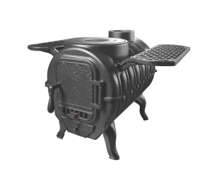 Печь отопительная ТАЙГА PRO  чугунная с варочной поверхностью (  м.куб.)