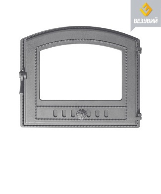Дверца чугунная ВЕЗУВИЙ 224  некрашеная без стекла (посадочный размер 330 х 410 мм)