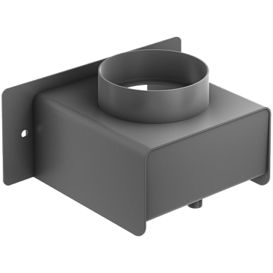 Переходник дымохода КВ 2-1 для Кобальт 25, 30  круглый вертикальный d=150 мм